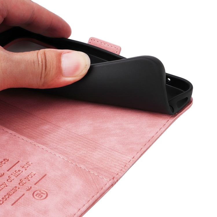 For vivo Y36 4G / 5G Global BETOPNICE Dual-side Buckle Leather Phone Case(Pink) - vivo Cases by BETOPNICE | Online Shopping South Africa | PMC TechLife | Buy Now Pay Later Mobicred