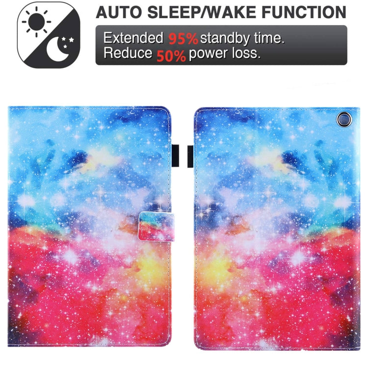 For Amazon Fire Max 11 2023 Colored Drawing Smart Leather Tablet Case(Beautiful Starry Sky) - free shipping - PMC TechLife - Order now!