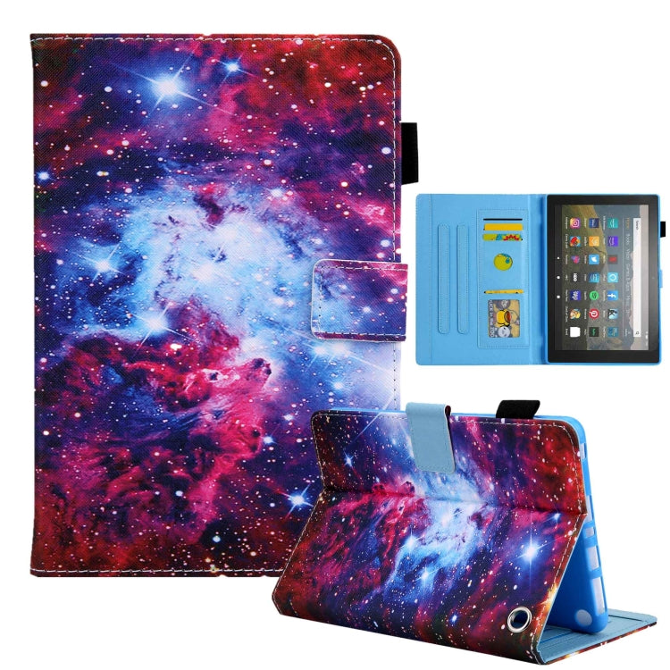 For Amazon Fire Max 11 2023 Colored Drawing Leather Smart Tablet Case(Starry Sky) - Amazon by PMC TechLife | Online Shopping South Africa | PMC TechLife | Buy Now Pay Later Mobicred