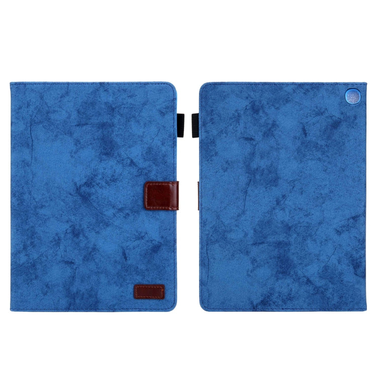 For Amazon Fire Max 11 2023 Cloth Texture Leather Smart Tablet Case(Blue) - Amazon by PMC TechLife | Online Shopping South Africa | PMC TechLife | Buy Now Pay Later Mobicred