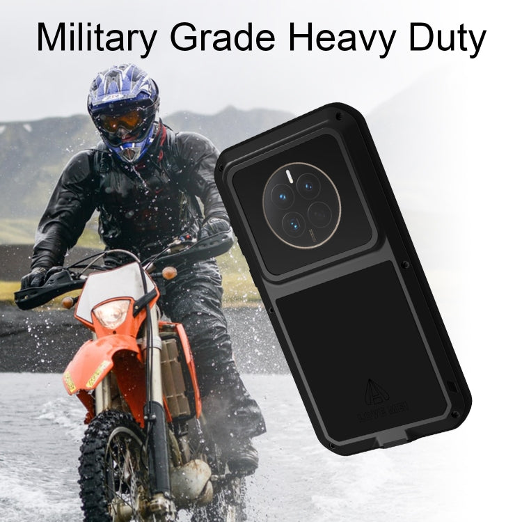 For Huawei P60 / P60 Pro / P60 Art LOVE MEI POWERFUL Metal Shockproof Life Waterproof Dustproof Phone Case(Yellow) - free shipping - PMC TechLife - Order now!