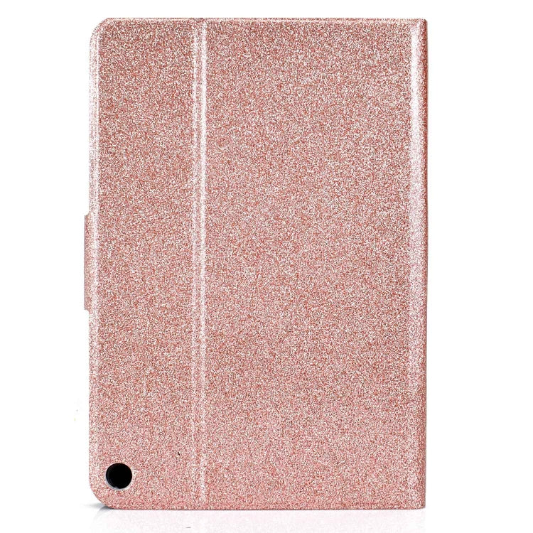 For Amazon Fire Max 11 2023 Glitter Powder Smart Leather Tablet Case(Rose Gold) - free shipping - PMC TechLife - Order now!
