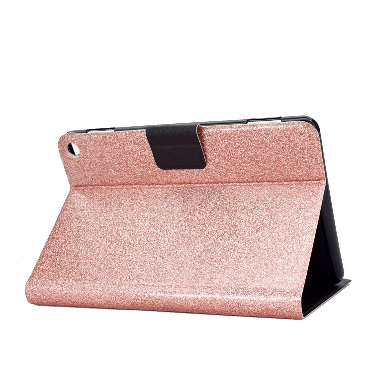 For Amazon Fire Max 11 2023 Glitter Powder Smart Leather Tablet Case(Rose Gold) - free shipping - PMC TechLife - Order now!