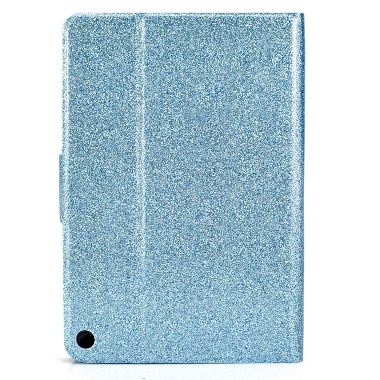 For Amazon Fire Max 11 2023 Glitter Powder Smart Leather Tablet Case(Blue) - Amazon by PMC TechLife | Online Shopping South Africa | PMC TechLife | Buy Now Pay Later Mobicred