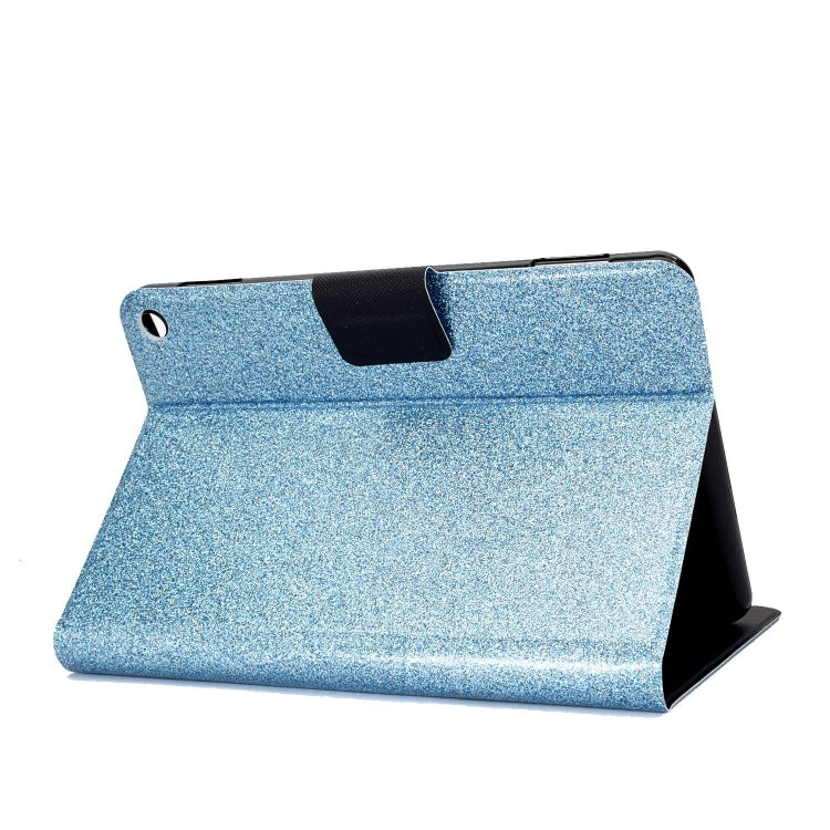 For Amazon Fire Max 11 2023 Glitter Powder Smart Leather Tablet Case(Blue) - Amazon by PMC TechLife | Online Shopping South Africa | PMC TechLife | Buy Now Pay Later Mobicred
