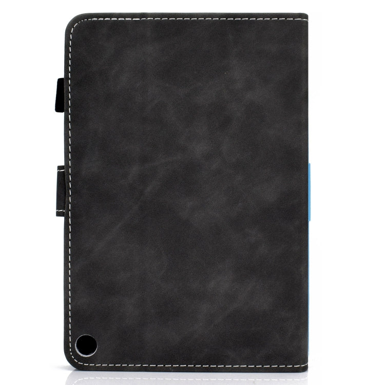 For Amazon Fire Max 11 2023 Cowhide Texture Smart Leather Tablet Case(Black) - Amazon by PMC TechLife | Online Shopping South Africa | PMC TechLife | Buy Now Pay Later Mobicred