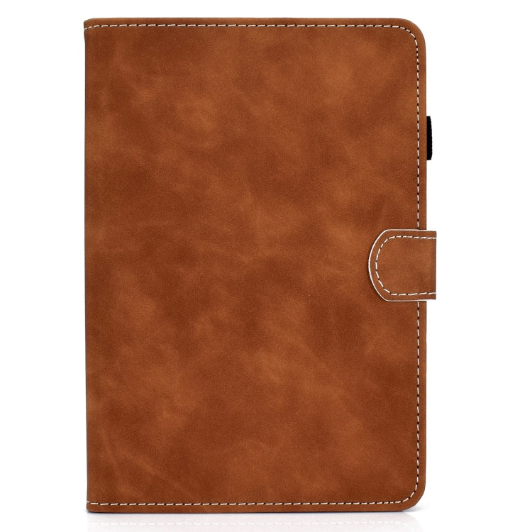 For Amazon Fire Max 11 2023 Cowhide Texture Smart Leather Tablet Case(Brown) - Amazon by PMC TechLife | Online Shopping South Africa | PMC TechLife | Buy Now Pay Later Mobicred