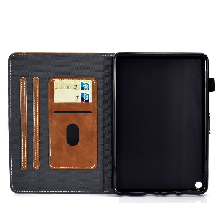 For Amazon Fire Max 11 2023 Cowhide Texture Smart Leather Tablet Case(Brown) - Amazon by PMC TechLife | Online Shopping South Africa | PMC TechLife | Buy Now Pay Later Mobicred