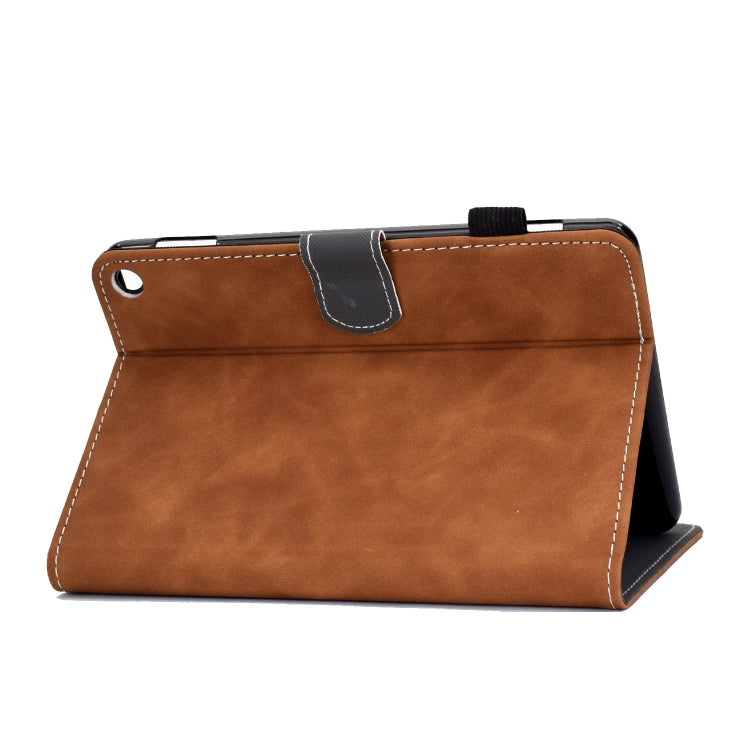 For Amazon Fire Max 11 2023 Cowhide Texture Smart Leather Tablet Case(Brown) - Amazon by PMC TechLife | Online Shopping South Africa | PMC TechLife | Buy Now Pay Later Mobicred