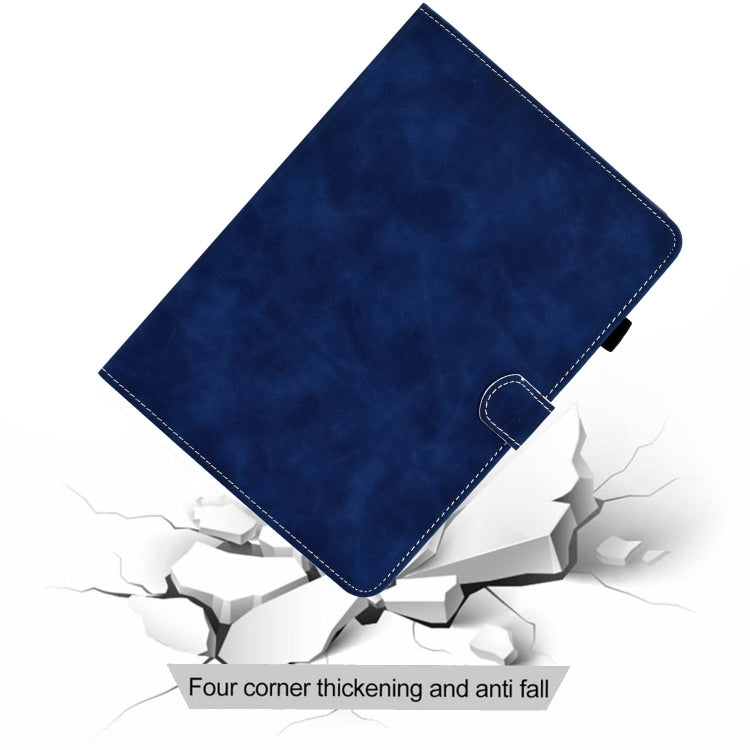 For Amazon Fire Max 11 2023 Cowhide Texture Smart Leather Tablet Case(Blue) - Amazon by PMC TechLife | Online Shopping South Africa | PMC TechLife | Buy Now Pay Later Mobicred
