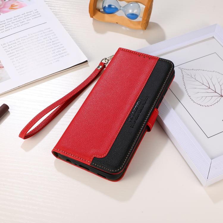 For iPhone 17 KHAZNEH Litchi Texture Leather RFID Phone Case(Red) - free shipping - PMc TechLife - Order now!