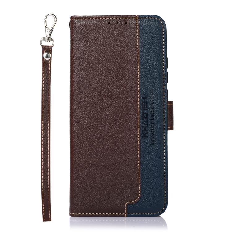 For iPhone 17 Air KHAZNEH Litchi Texture Leather RFID Phone Case(Brown) - free shipping - PMc TechLife - Order now!