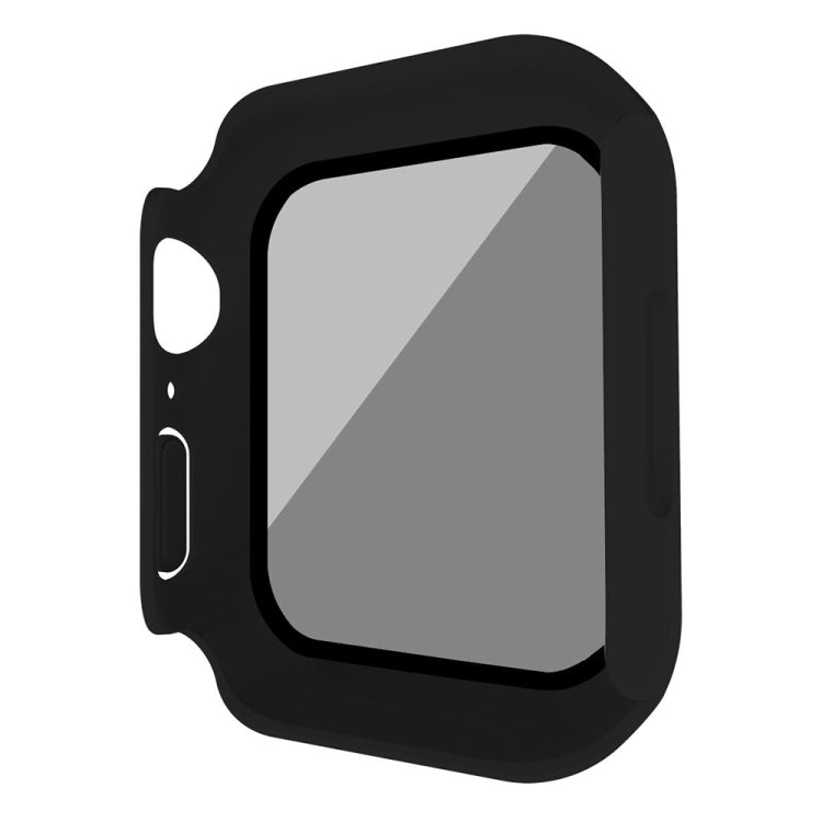 For Apple Watch Ultra 49mm Frosted PC + Anti-spy Tempered Film Integrated Watch Protective Case(Black) - free shipping - PMC Jewellery - Order now!