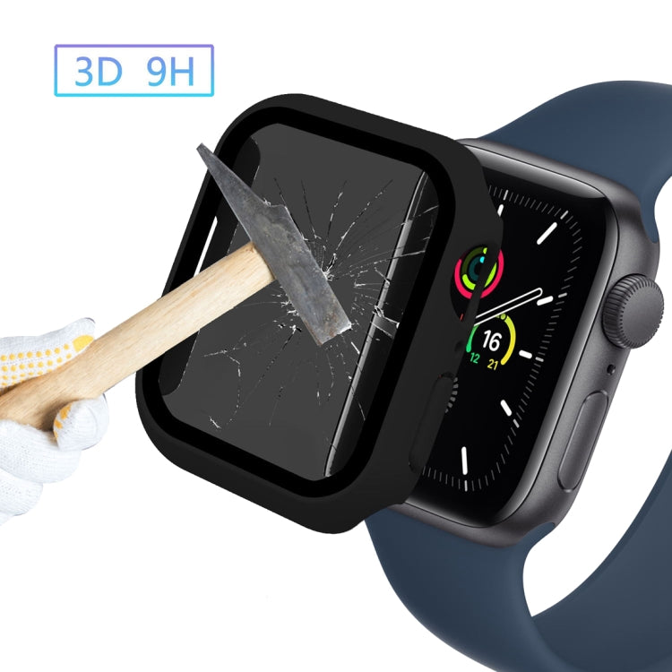 For Apple Watch Ultra 49mm Frosted PC + Anti-spy Tempered Film Integrated Watch Protective Case(Black) - free shipping - PMC Jewellery - Order now!