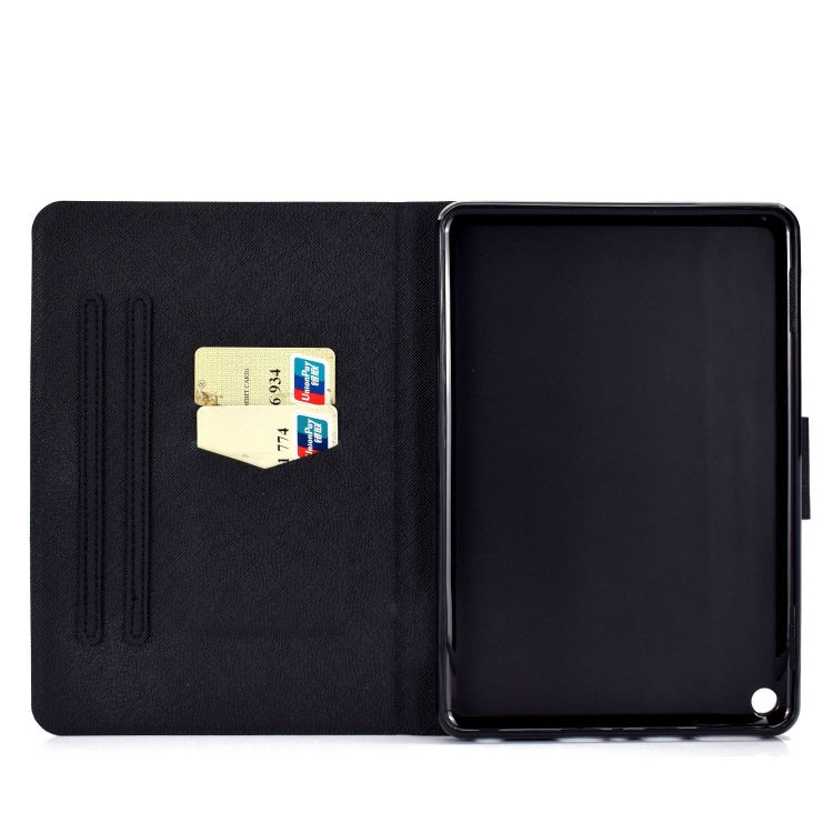 For Amazon Fire Max 11 2023 Colored Drawing Smart Leather Tablet Case(Green Quicksand) - Amazon by PMC TechLife | Online Shopping South Africa | PMC TechLife | Buy Now Pay Later Mobicred