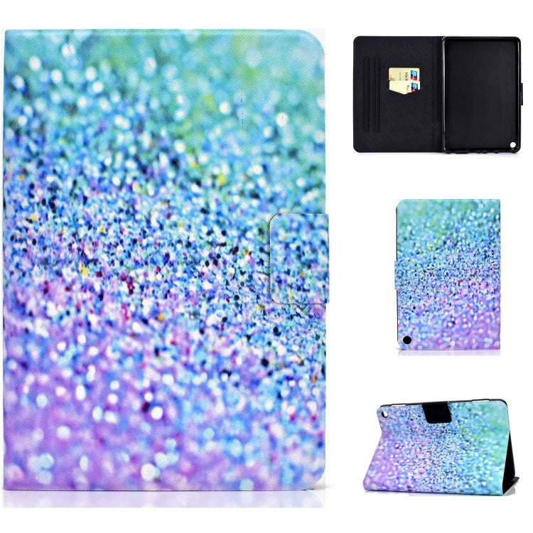 For Amazon Fire Max 11 2023 Colored Drawing Smart Leather Tablet Case(Sand) - Amazon by PMC TechLife | Online Shopping South Africa | PMC TechLife | Buy Now Pay Later Mobicred