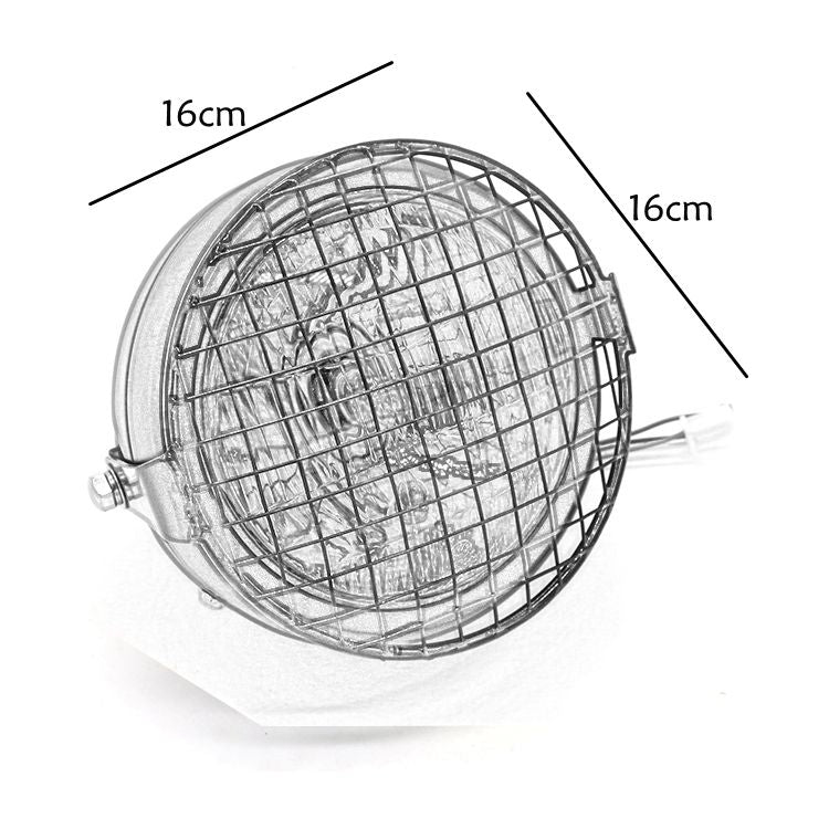 Motorcycle Reticular Retro Lamp LED Headlight Modification Accessories for Halley / Honda CG125 / Suzuki GN125(White) - Headlights by PMC TechLife | Online Shopping South Africa | PMC TechLife | Buy Now Pay Later Mobicred