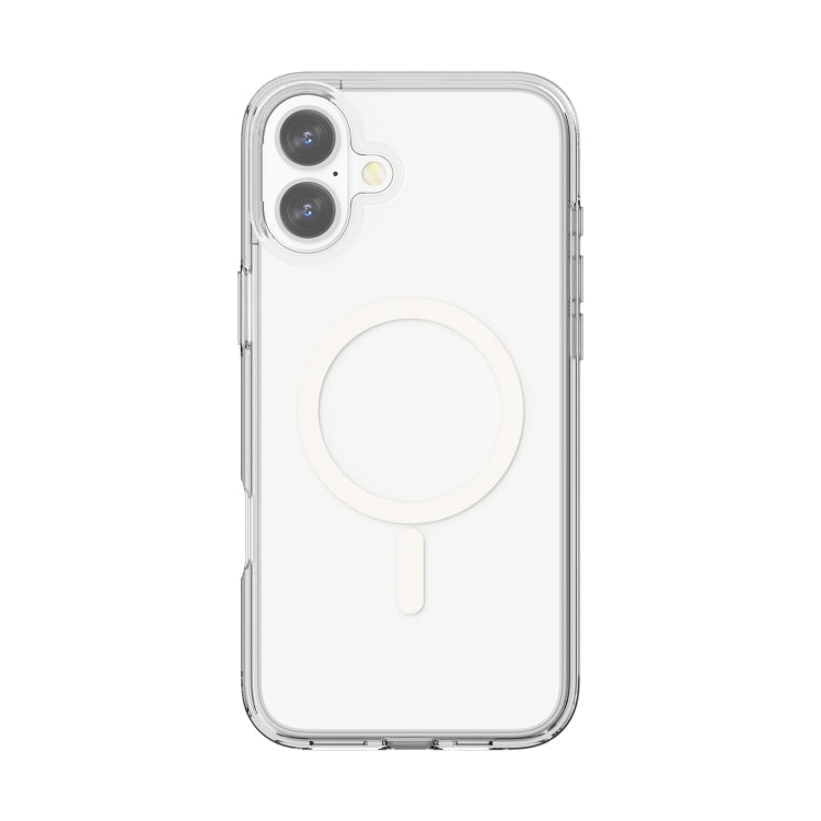 For iPhone 16 Plus Terminator Style Transparent MagSafe Magnetic Phone Case(Transparent) - iPhone 16 Plus Cases by PMC TechLife | Online Shopping South Africa | PMC TechLife | Buy Now Pay Later Mobicred