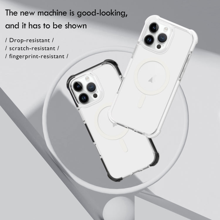 For iPhone 16e Acrylic Magsafe Magnetic Shockproof Phone Case(Red) - iPhone 16e Cases by PMC TechLife | Online Shopping South Africa | PMC TechLife | Buy Now Pay Later Mobicred