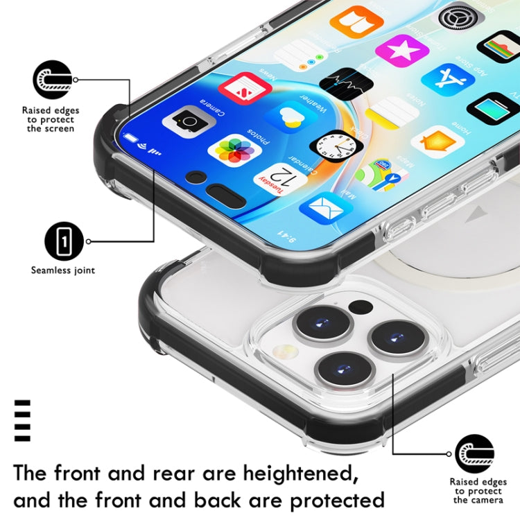 For iPhone 16e Acrylic Magsafe Magnetic Shockproof Phone Case(Brown) - iPhone 16e Cases by PMC TechLife | Online Shopping South Africa | PMC TechLife | Buy Now Pay Later Mobicred