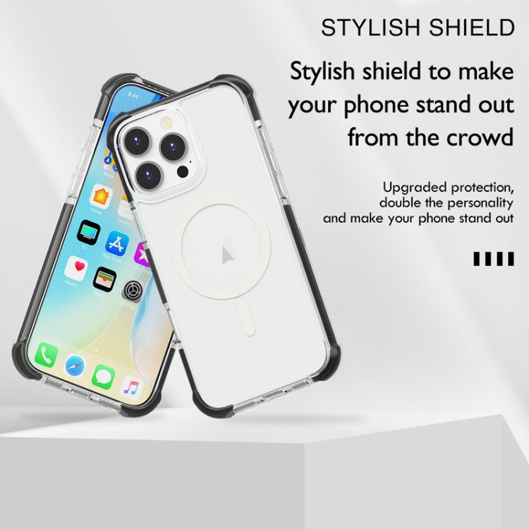 For iPhone 16 Plus Acrylic Magsafe Magnetic Shockproof Phone Case(Pink) - iPhone 16 Plus Cases by PMC Jewellery | Online Shopping South Africa | PMC Jewellery | Buy Now Pay Later Mobicred