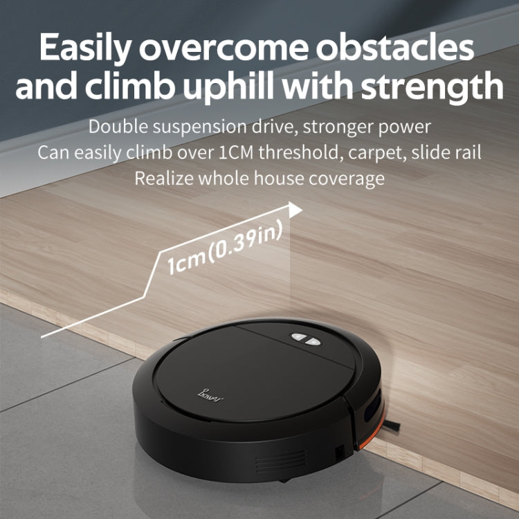 OB16 Mini Vacuum Cleaner Intelligent Sweeping Robot(Black) - Robot Vacuum Cleaner by PMC TechLife | Online Shopping South Africa | PMC TechLife | Buy Now Pay Later Mobicred