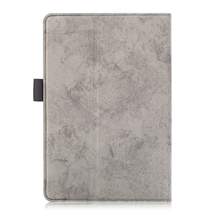 For 7-8 inch Marble Cloth Texture Horizontal Flip Universal Tablet PC Leather Case with Pen Slot & Holder(Grey) - 8 inch by PMC TechLife | Online Shopping South Africa | PMC TechLife | Buy Now Pay Later Mobicred