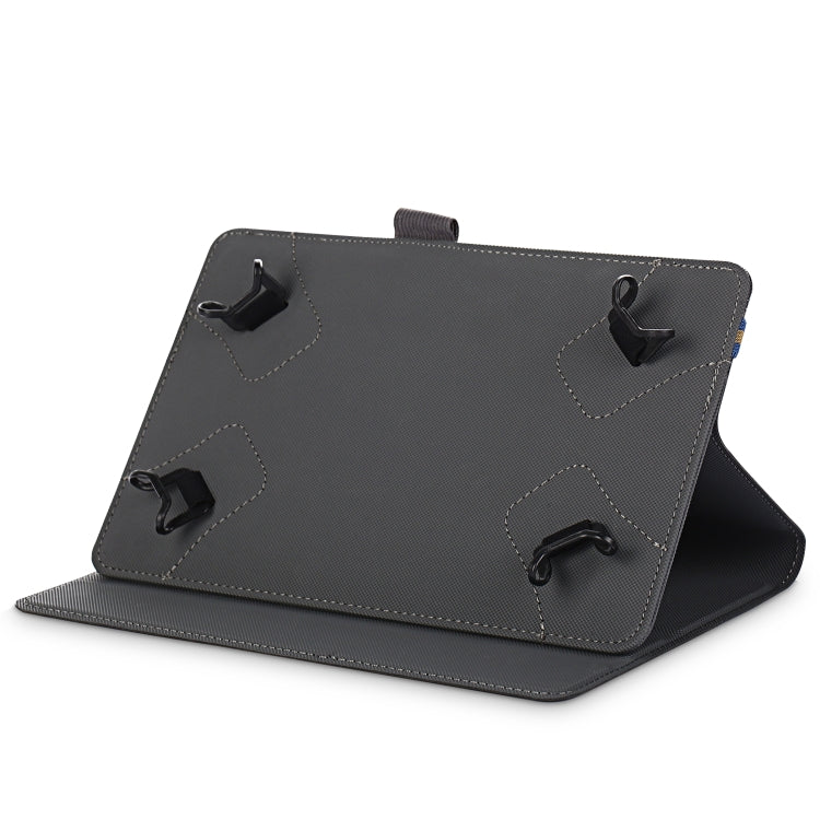For 7-8 inch Marble Cloth Texture Horizontal Flip Universal Tablet PC Leather Case with Pen Slot & Holder(Grey) - 8 inch by PMC TechLife | Online Shopping South Africa | PMC TechLife | Buy Now Pay Later Mobicred