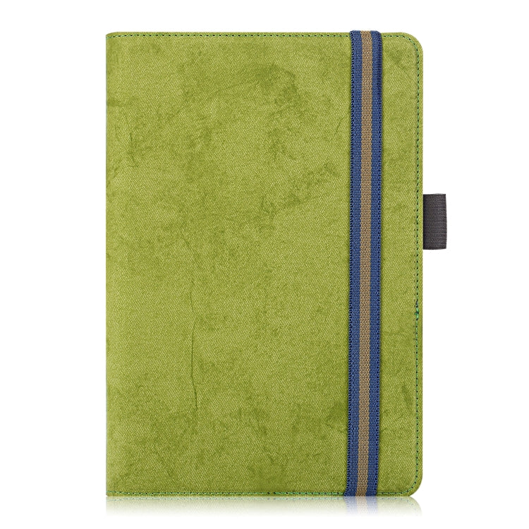 For 7-8 inch Marble Cloth Texture Horizontal Flip Universal Tablet PC Leather Case with Pen Slot & Holder(Green) - 8 inch by PMC TechLife | Online Shopping South Africa | PMC TechLife | Buy Now Pay Later Mobicred