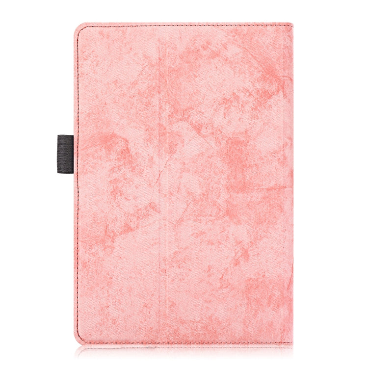 For 7-8 inch Marble Cloth Texture Horizontal Flip Universal Tablet PC Leather Case with Pen Slot & Holder(Pink) - 8 inch by PMC TechLife | Online Shopping South Africa | PMC TechLife | Buy Now Pay Later Mobicred