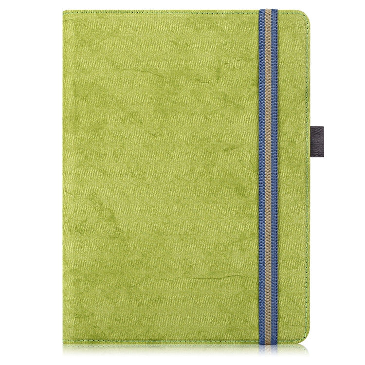 For 9-11 inch Marble Cloth Texture Horizontal Flip Universal Tablet PC Leather Case with Pen Slot & Holder(Green) - 10 - 11 inch by PMC TechLife | Online Shopping South Africa | PMC TechLife | Buy Now Pay Later Mobicred