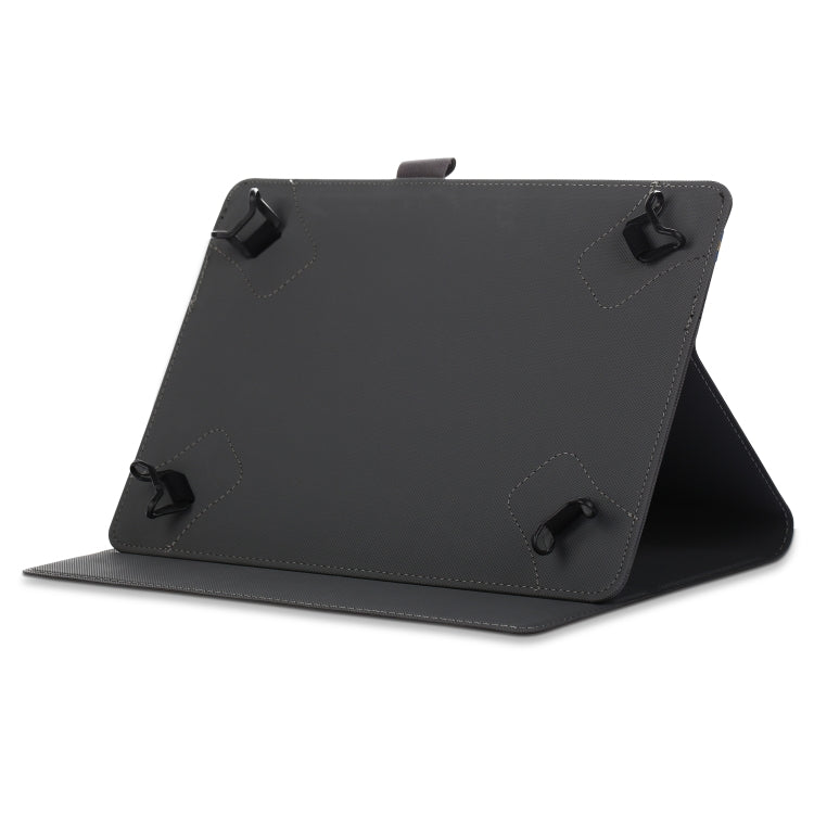For 9-11 inch Marble Cloth Texture Horizontal Flip Universal Tablet PC Leather Case with Pen Slot & Holder(Sky Blue) - 10 - 11 inch by PMC TechLife | Online Shopping South Africa | PMC TechLife | Buy Now Pay Later Mobicred