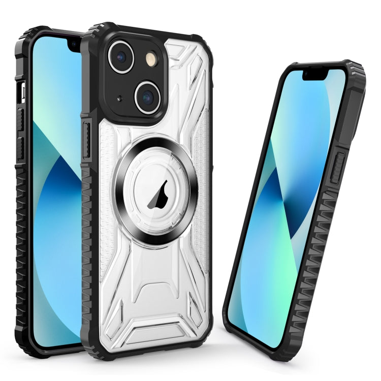 For iPhone 13 CD Texture Magsafe Phone Case(Black) - iPhone 13 Cases by PMC TechLife | Online Shopping South Africa | PMC TechLife | Buy Now Pay Later Mobicred