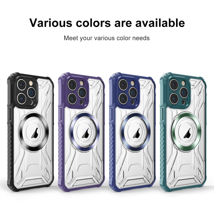 For iPhone 11 Pro CD Texture Magsafe Phone Case(Dark Purple) - iPhone 11 Pro Cases by PMC TechLife | Online Shopping South Africa | PMC TechLife