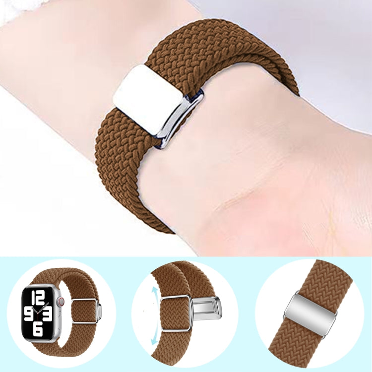 For Apple Watch Ultra 49mm Nylon Loop Magnetic Buckle Watch Band(Rock Blue) - free shipping - PMC Jewellery - Order now!