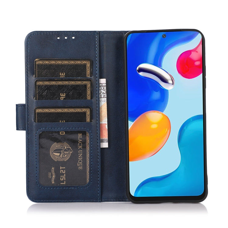 For Honor X7B / Huawei Enjoy 50 Plus Cow Texture Leather Phone Case(Blue) - Honor Cases by PMC TechLife | Online Shopping South Africa | PMC TechLife