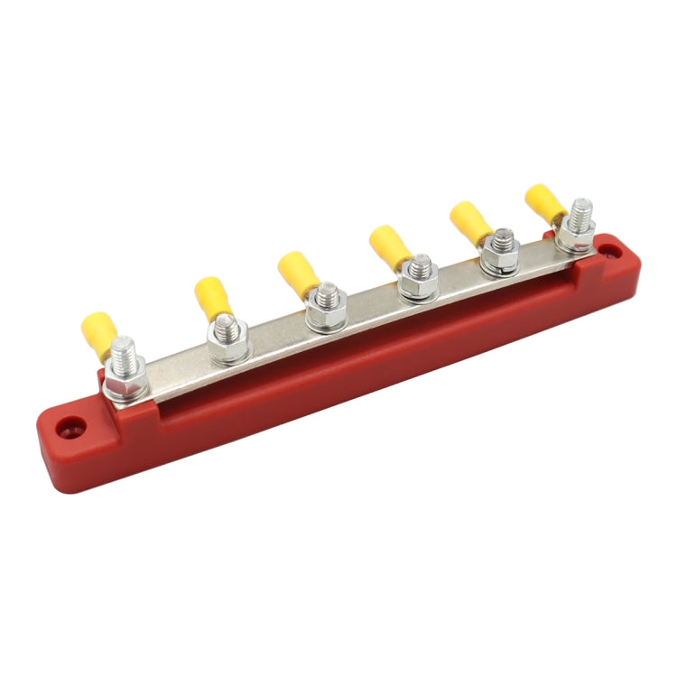 CP-3123 RV Yacht 150A High Current Single-row 4-way Busbar with 6pcs Terminals - Booster Cable & Clip by PMC TechLife | Online Shopping South Africa | PMC TechLife | Buy Now Pay Later Mobicred