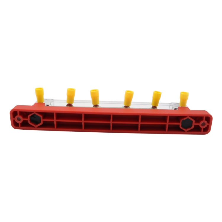 CP-3123 RV Yacht 150A High Current Single-row 4-way Busbar with 6pcs Terminals - Booster Cable & Clip by PMC TechLife | Online Shopping South Africa | PMC TechLife | Buy Now Pay Later Mobicred
