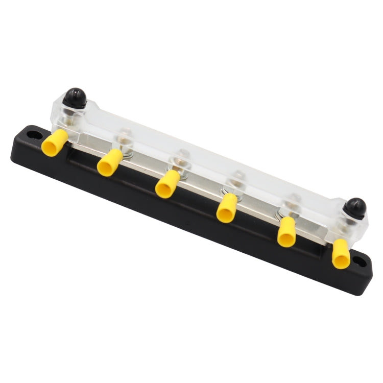 CP-3124 RV Yacht 150A High Current Single-row 4-way Busbar with 6pcs Terminals - Booster Cable & Clip by PMC TechLife | Online Shopping South Africa | PMC TechLife | Buy Now Pay Later Mobicred