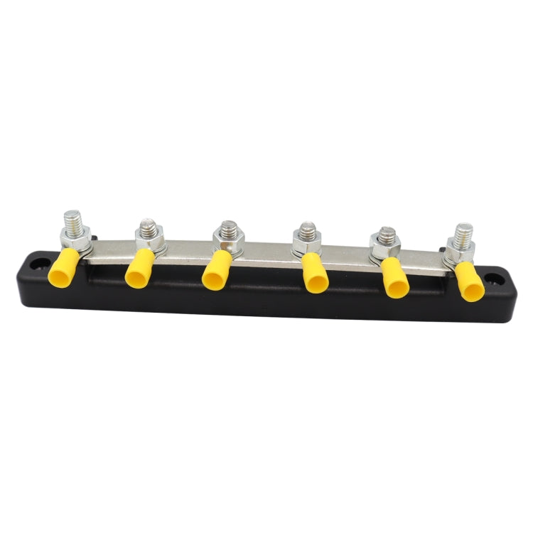 CP-3124 RV Yacht 150A High Current Single-row 4-way Busbar with 6pcs Terminals - Booster Cable & Clip by PMC TechLife | Online Shopping South Africa | PMC TechLife | Buy Now Pay Later Mobicred