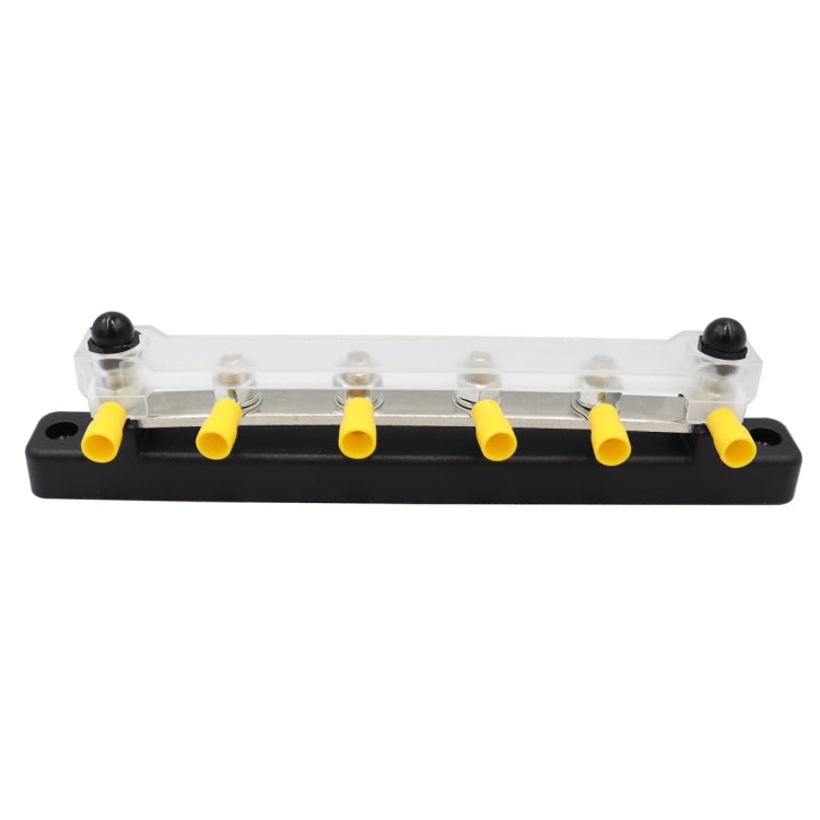 CP-3124 RV Yacht 150A High Current Single-row 4-way Busbar with 6pcs Terminals - Booster Cable & Clip by PMC TechLife | Online Shopping South Africa | PMC TechLife | Buy Now Pay Later Mobicred