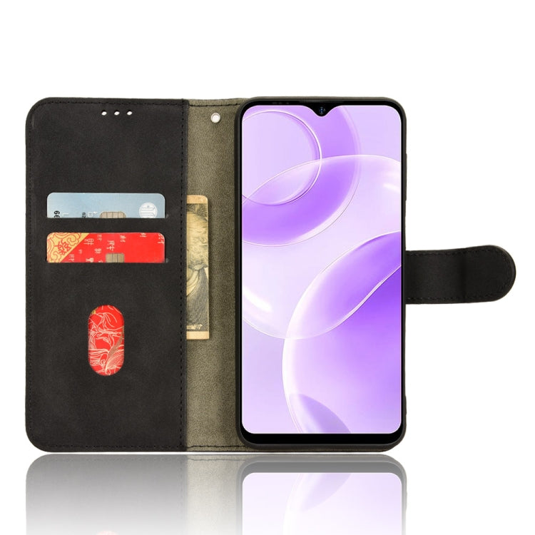 For Ulefone Note 15 Skin Feel Magnetic Flip Leather Phone Case(Black) - Ulefone Cases by PMC Jewellery | Online Shopping South Africa | PMC Jewellery | Buy Now Pay Later Mobicred