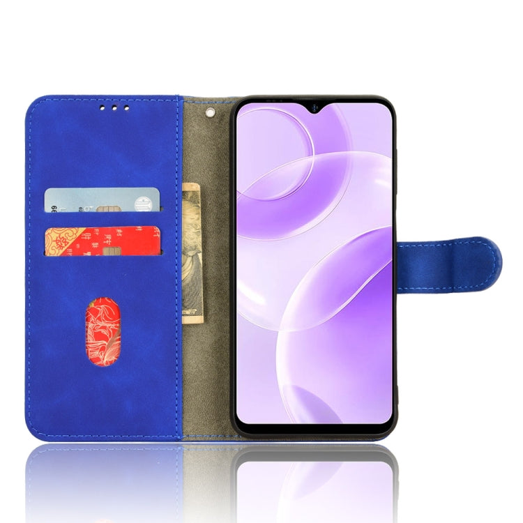 For Ulefone Note 15 Skin Feel Magnetic Flip Leather Phone Case(Blue) - Ulefone Cases by PMC Jewellery | Online Shopping South Africa | PMC Jewellery | Buy Now Pay Later Mobicred