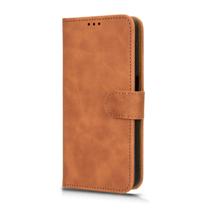 For Ulefone Note 15 Skin Feel Magnetic Flip Leather Phone Case(Brown) - Ulefone Cases by PMC Jewellery | Online Shopping South Africa | PMC Jewellery | Buy Now Pay Later Mobicred