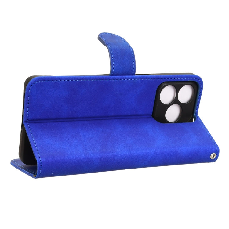 For Ulefone Note 18 Ultra Skin Feel Magnetic Flip Leather Phone Case(Blue) - free shipping - PMC Jewellery - Order now!