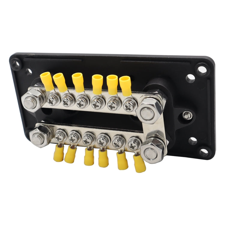 CP-3158 300A 12-48V RV Yacht Modified Double Row 12-way M6 Terminal Busbar with 12pcs Terminals - Booster Cable & Clip by PMC TechLife | Online Shopping South Africa | PMC TechLife | Buy Now Pay Later Mobicred
