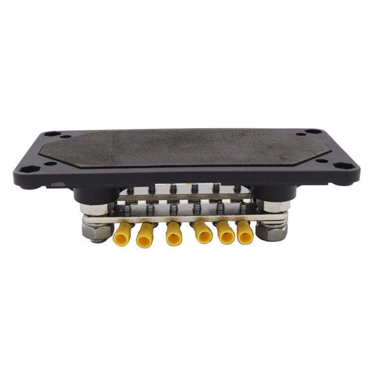 CP-3160 1 Pair 300A 12-48V RV Yacht Modified Double Row 12-way M6 Terminal Busbar with 24pcs Terminals - Booster Cable & Clip by PMC TechLife | Online Shopping South Africa | PMC TechLife | Buy Now Pay Later Mobicred