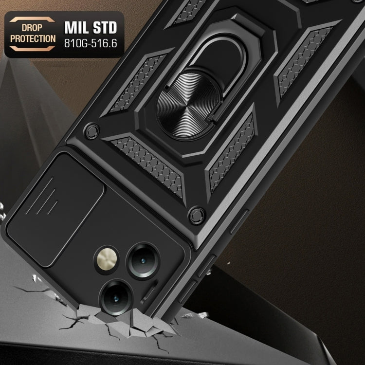 For Motorola Moto G14 Sliding Camera Cover Design TPU+PC Phone Case(Gold) - free shipping - PMC TechLife - Order now!