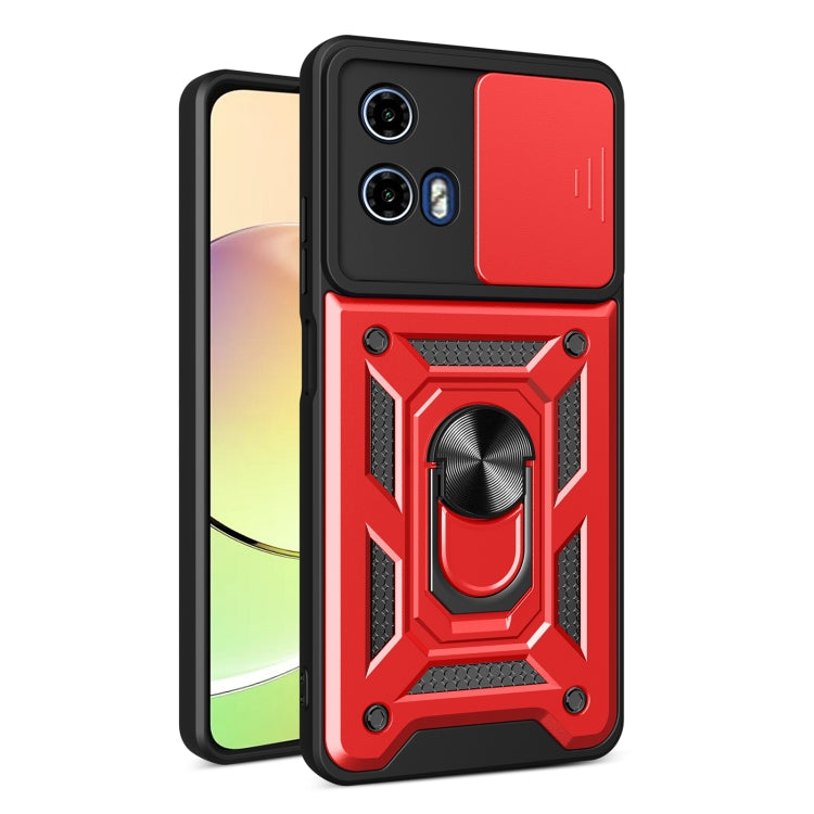For Motorola Moto G34 5G Sliding Camera Cover Design TPU+PC Phone Case(Red) - free shipping - PMC TechLife - Order now!