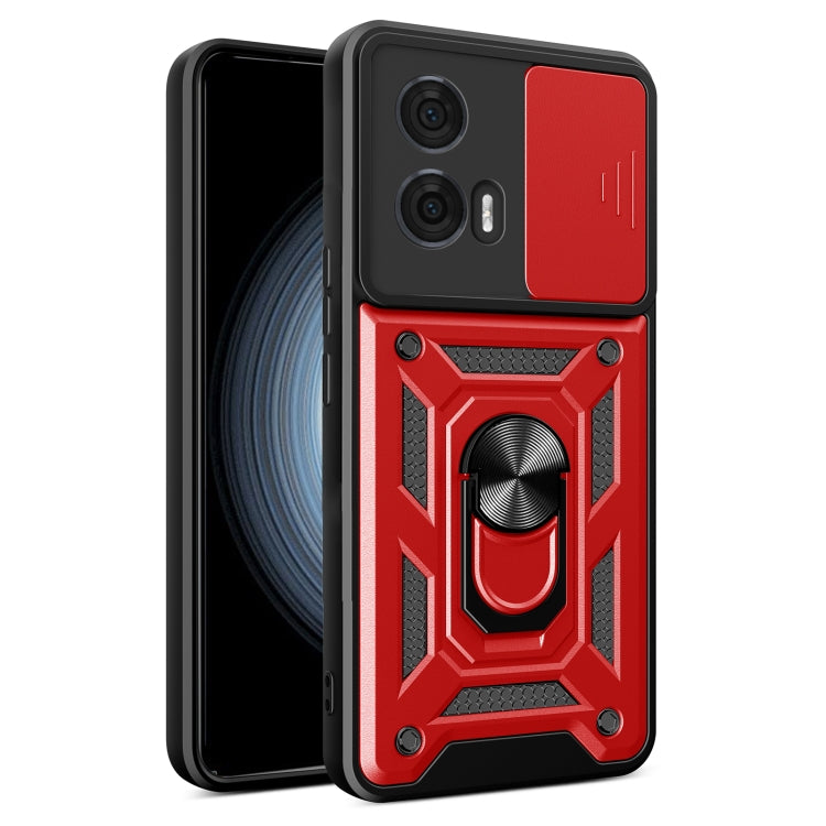 For Motorola Edge 50 Fusion Sliding Camera Cover Design TPU+PC Phone Case(Red) - free shipping - PMC TechLife - Order now!